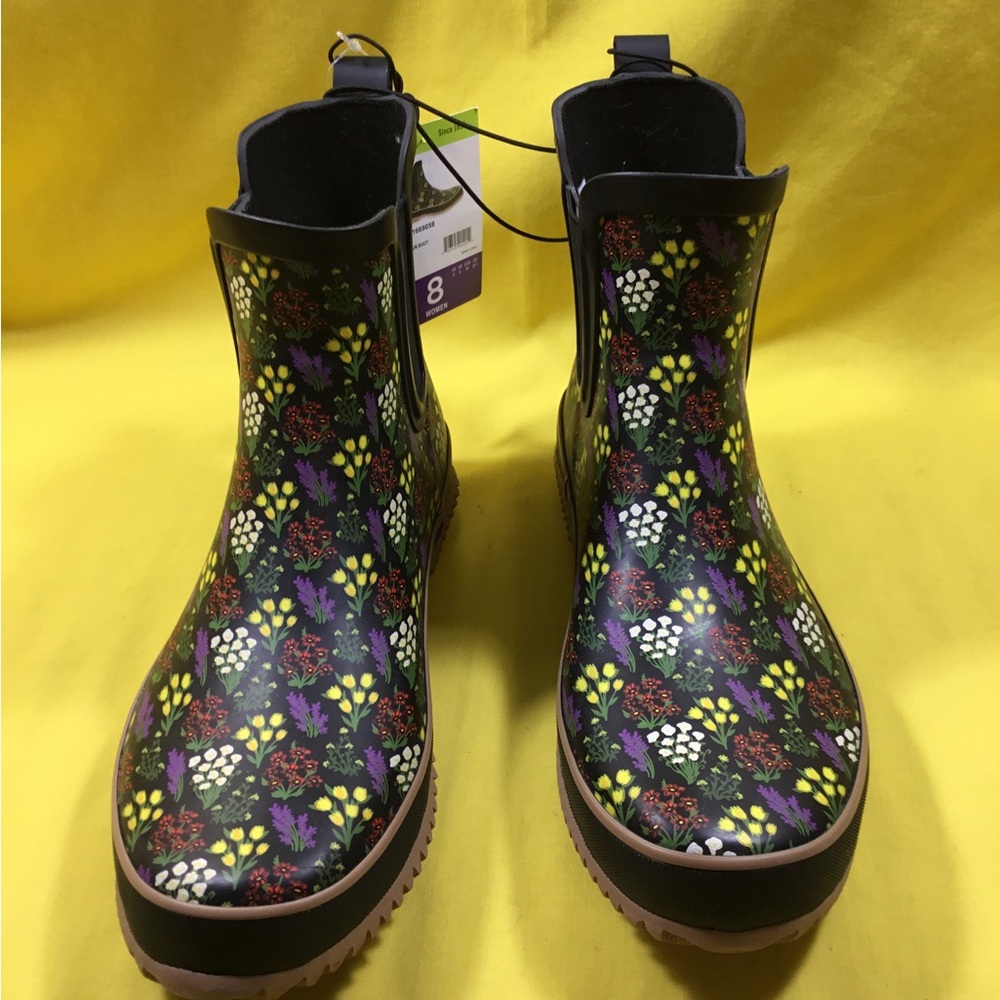 Western Chief Black Chelsea Rain Boots - SZ 8